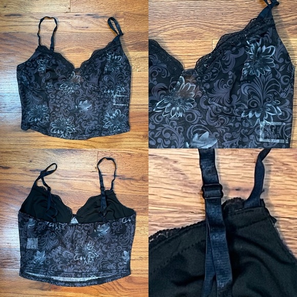 SHEIN Bundle Of 6 Tops Women’s Size XS Y2K 90’s Goth Grunge - Picture 4 of 16